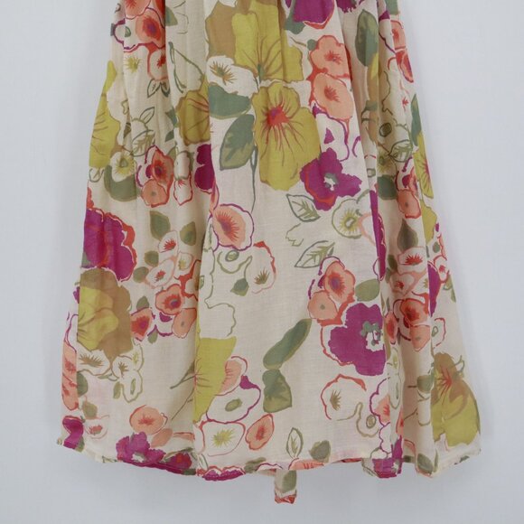 Derek Heart Babydoll Sundress Womens L Cream Bloomcore Girlhood Boho Cottagecore - Picture 12 of 16